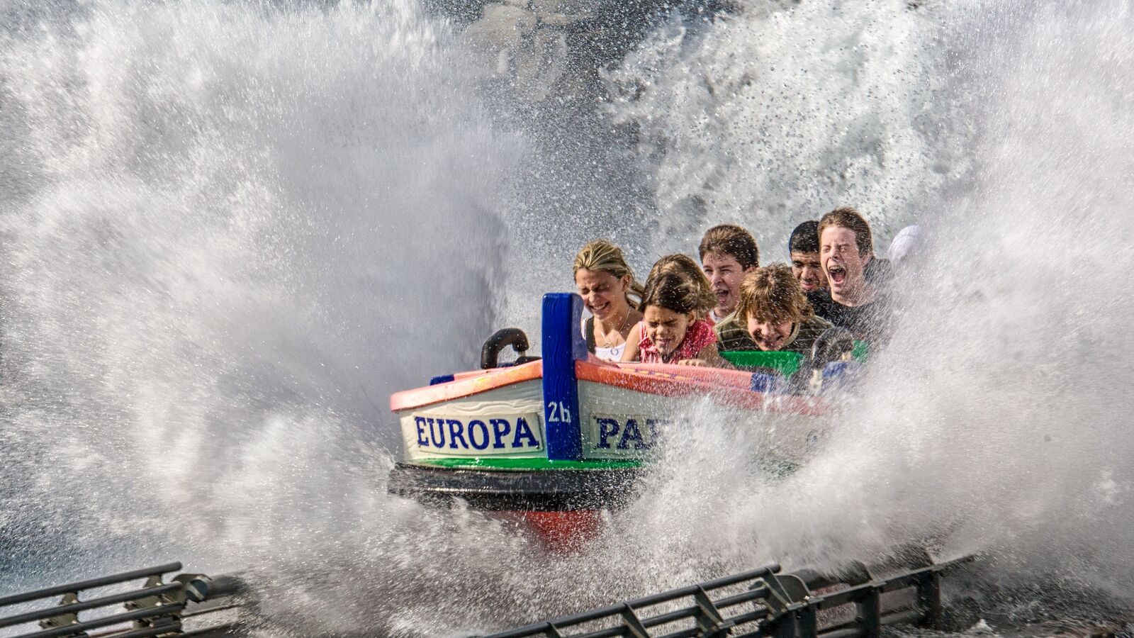 Europa-Park vu depuis une attraction aquatique